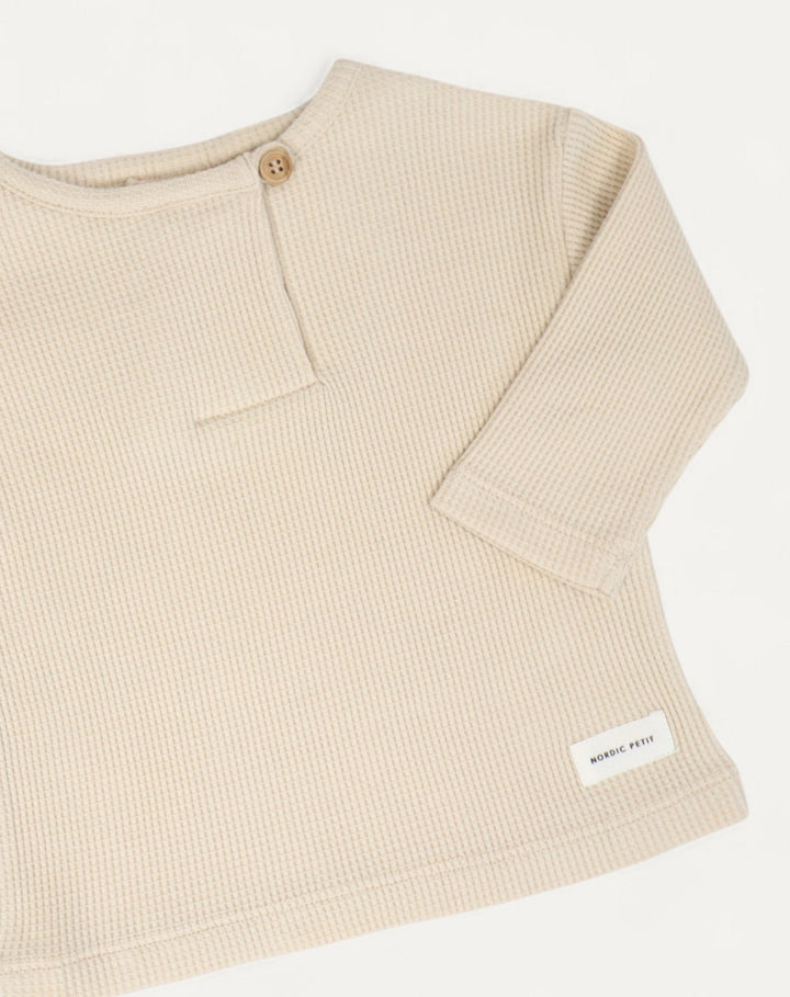 Kids waffle top 