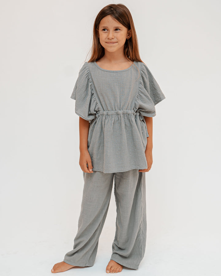 Linen tie top 