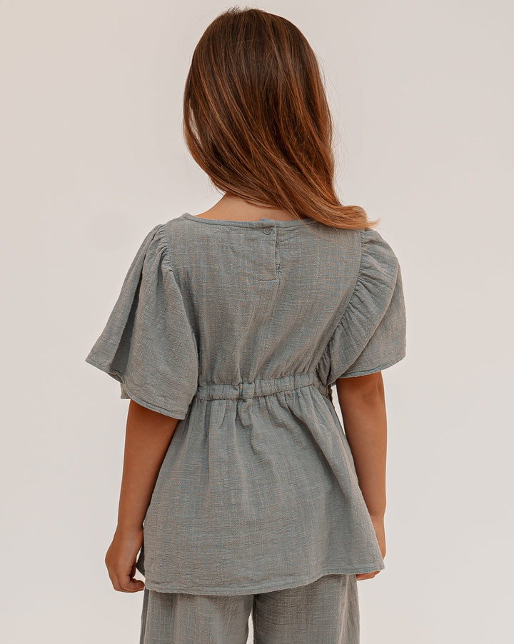 Linen tie top 