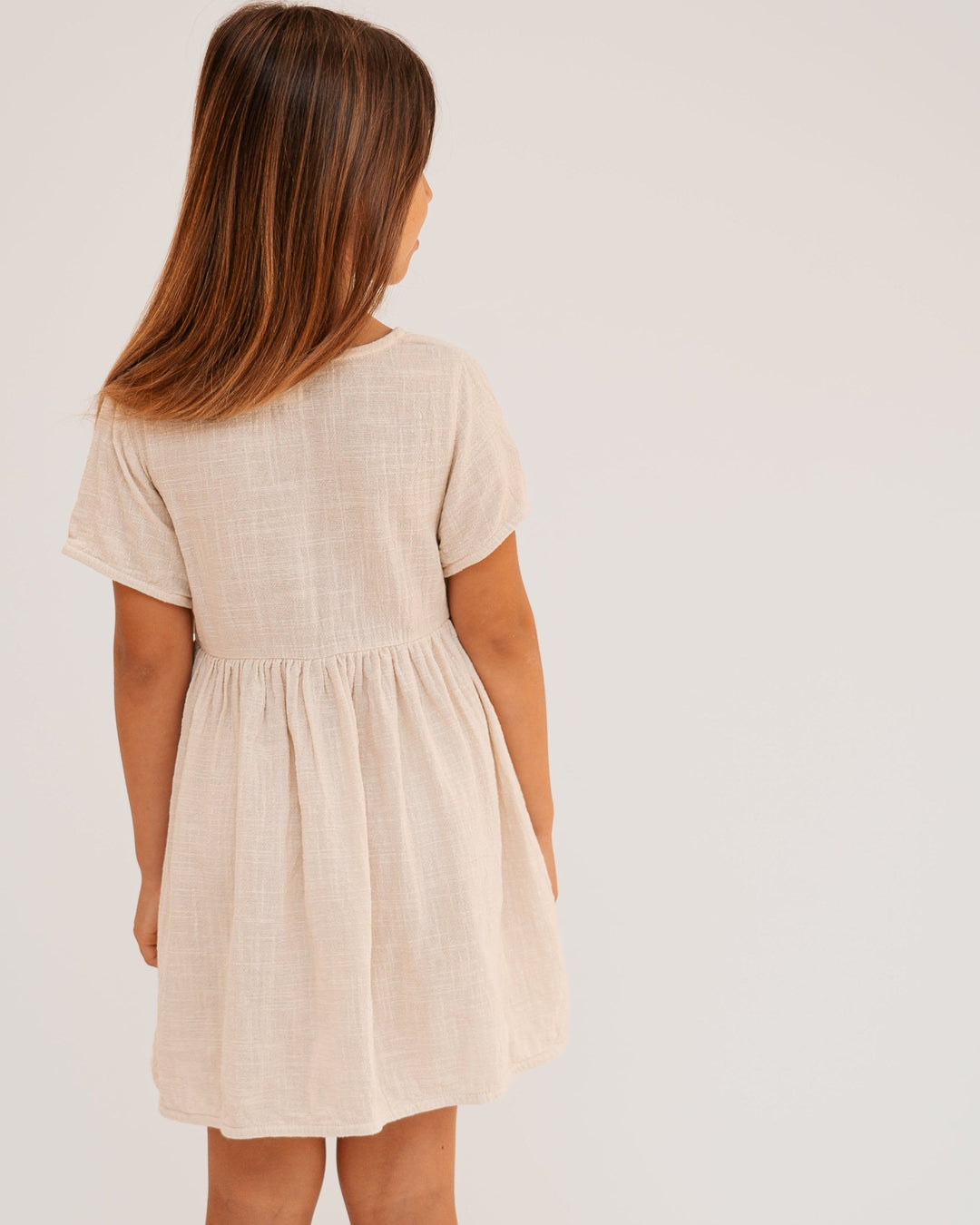 Linen wrap dress 