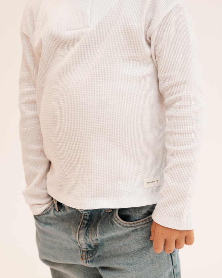 Kids waffle top 