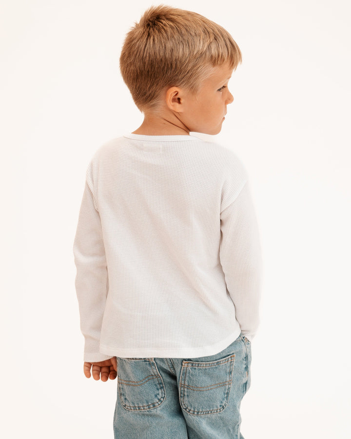 Kids waffle top 