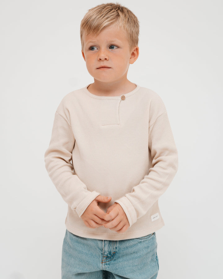 Kids waffle top 